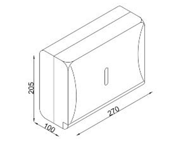 Hộp đựng giấy vệ sinh lớn Sokimi SM 7143W