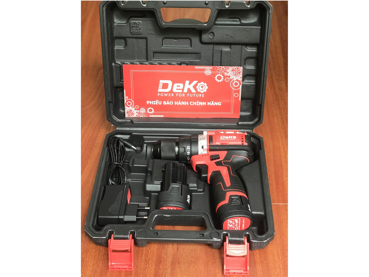 Máy khoan pin Deko DK-12V1