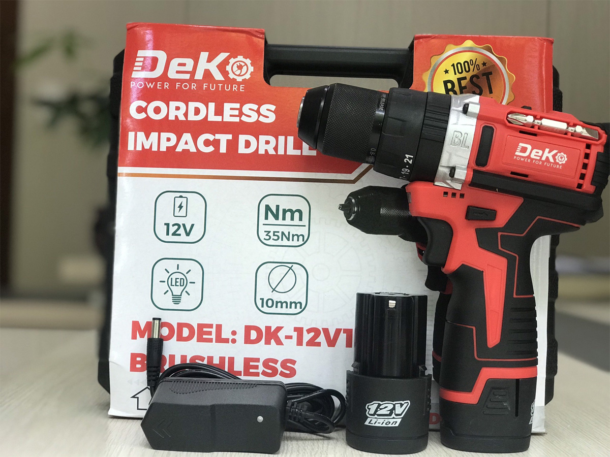 Máy khoan pin Deko DK-12V1