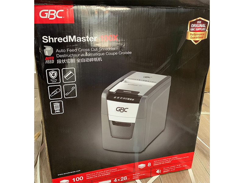 Máy hủy giấy GBC Auto 100X