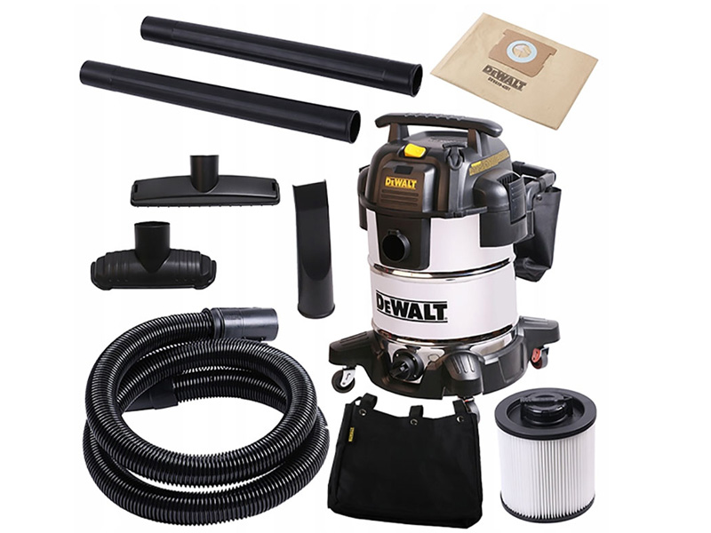 Máy hút bụi công nghiệp Dewalt DXV38S (38 lít, hút bụi khô ướt, thổi bụi)