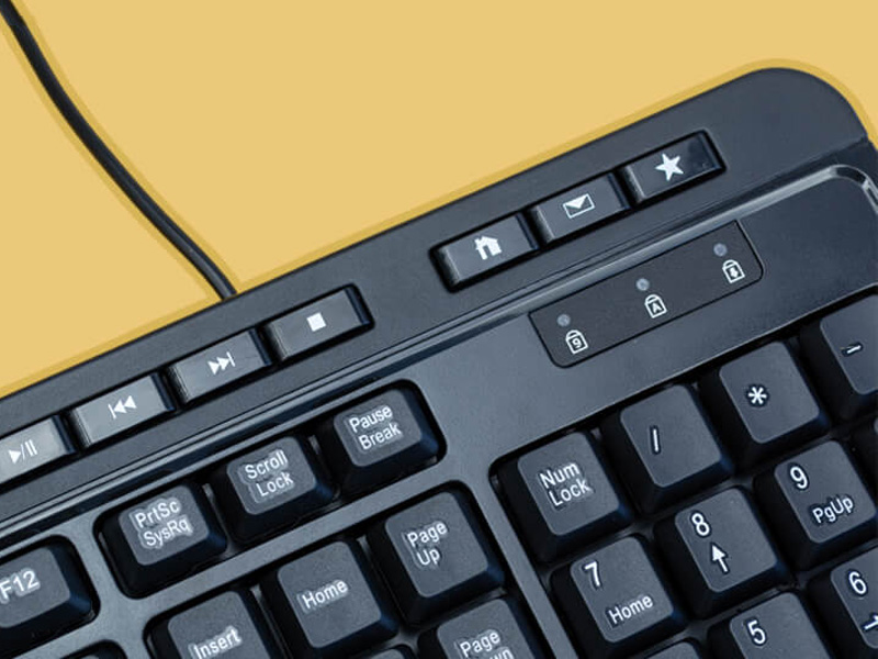 Bàn phím có dây SingPC KB-M6