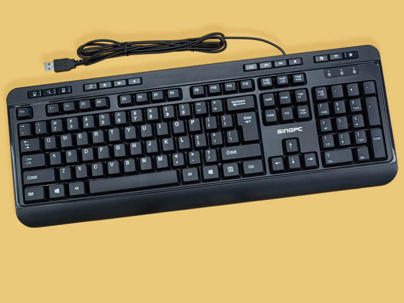Bàn phím có dây SingPC KB-M6