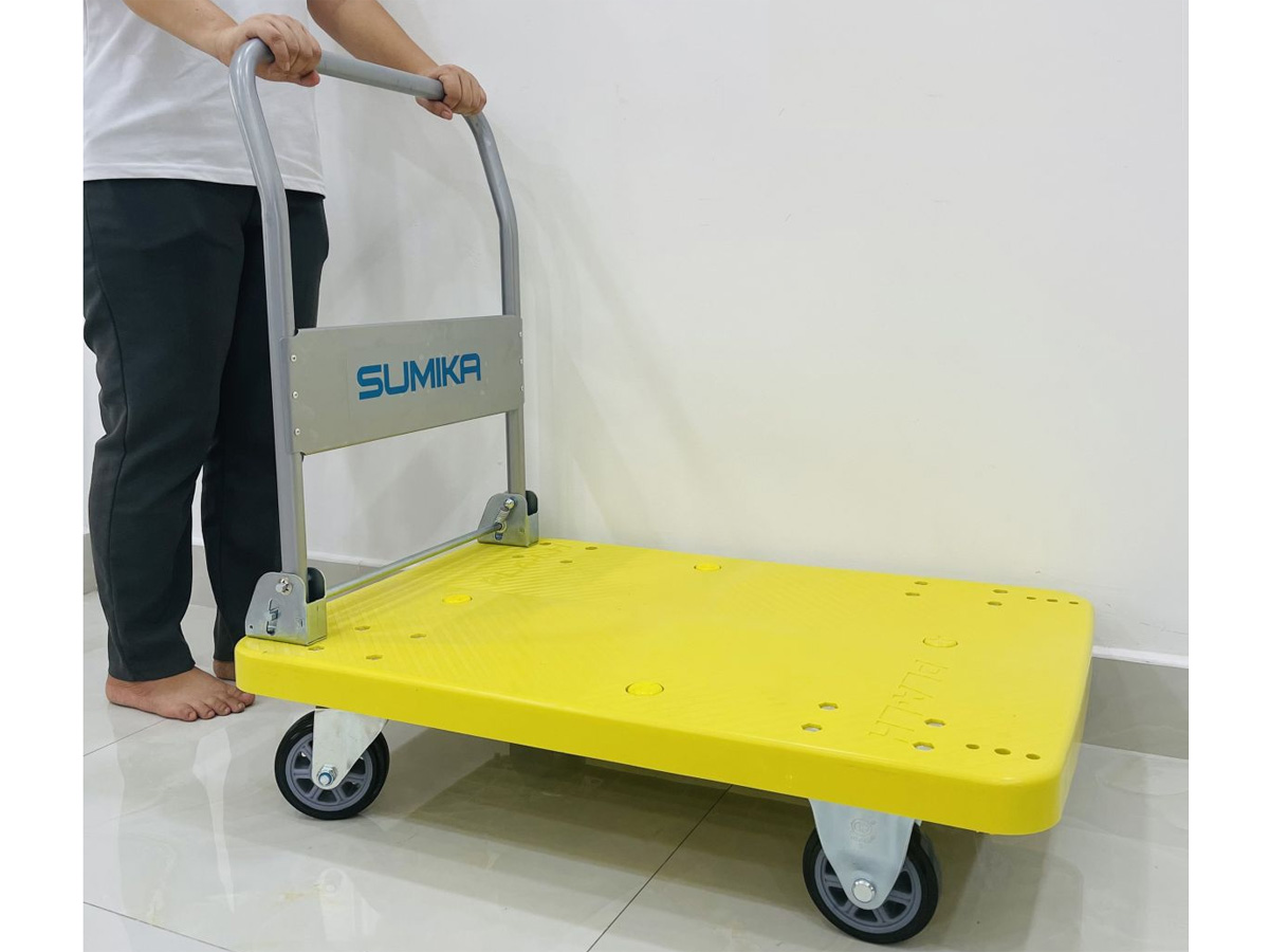 Xe đẩy hàng sàn nhựa Sumika T500 (tải trọng 500kg)