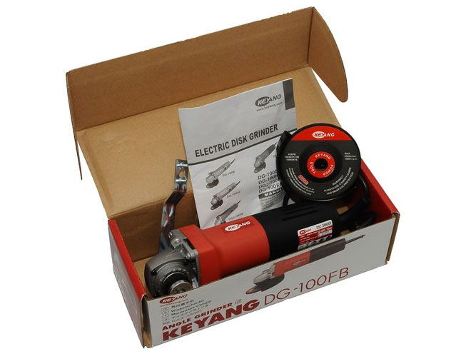 Máy mài góc Keyang DG-100FB (100mm, 750W, công tắc gạt)