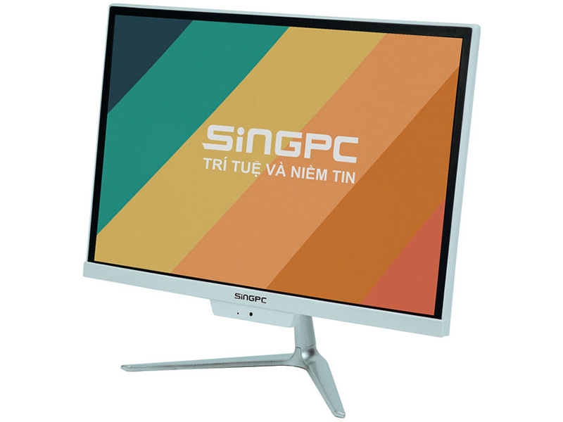 Máy tính All In One 19 inch SingPC M19Ki382-W (Intel Core i3-10100, 8GB DDR4, SSD 256GB)