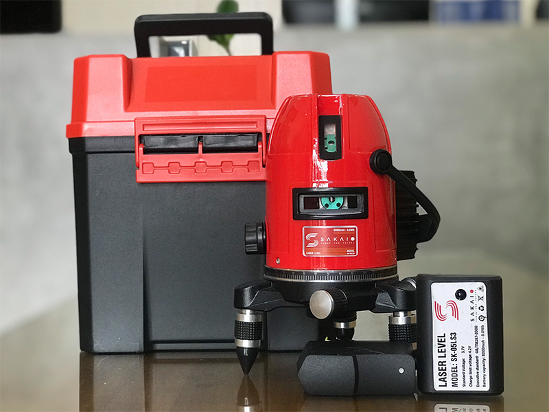 Máy cân mực 5 tia xanh siêu sáng Sakaio SK-05LS3