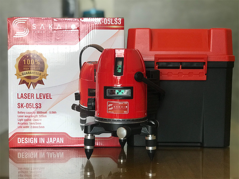 Máy cân mực 5 tia xanh siêu sáng Sakaio SK-05LS3