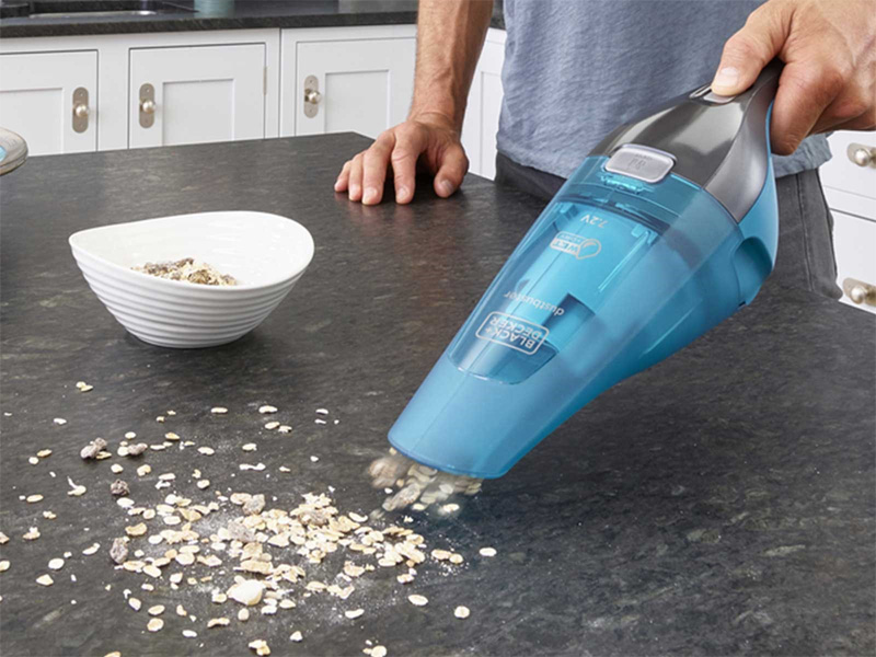 Máy hút bụi pin sạc hút ướt và khô Black Decker WD7201B-B1