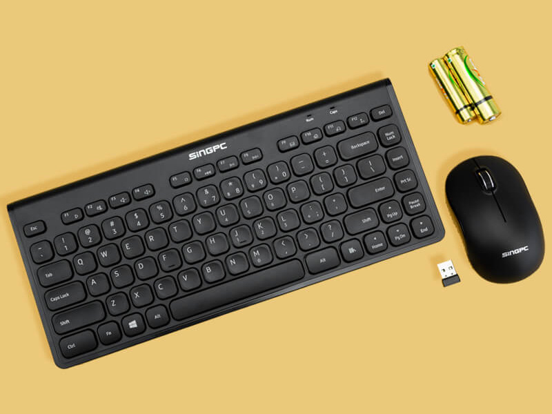 Bộ bàn phím và chuột không dây Wireless SingPC WKB-L264CB
