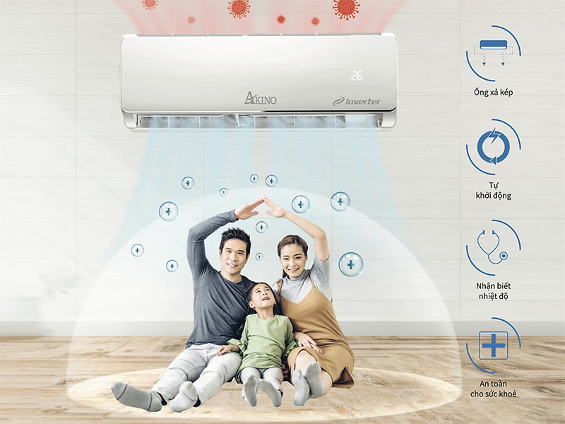 Máy lạnh Akino dòng thường AKN-24CFS1FA-24000BTU (2.5HP)