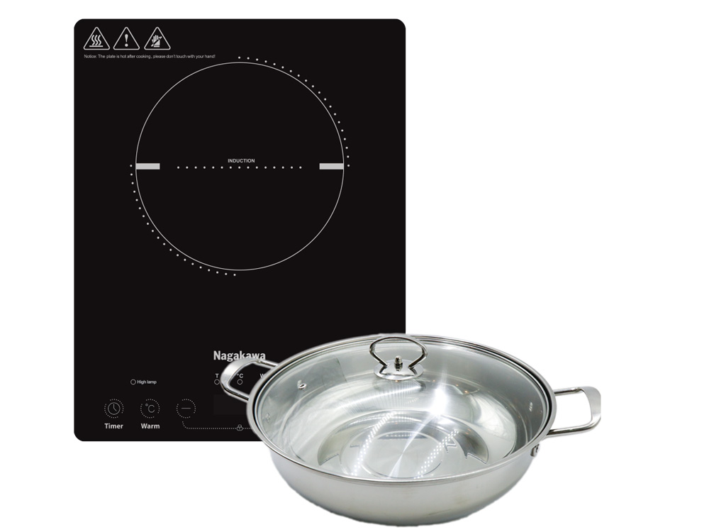 Bếp điện từ cảm ứng Nagakawa NAG0715 (2.000W) - 8 mức công suất - Bảo hành 12 tháng
