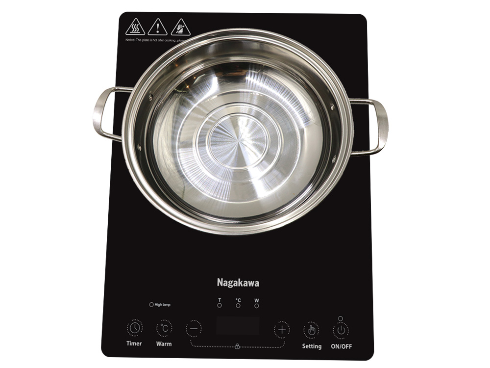 Bếp điện từ cảm ứng Nagakawa NAG0715 (2.000W) - 8 mức công suất - Bảo hành 12 tháng