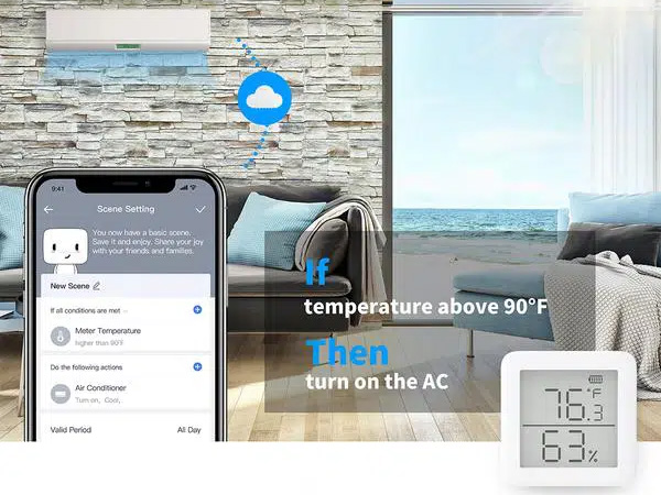 Máy đo nhiệt độ, độ ẩm thông minh SwitchBot Meter