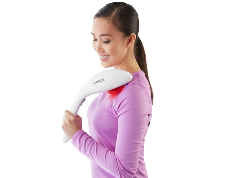 Máy massage cầm tay pin sạc kèm nhiệt Homedics HHP-405 (405HJ)