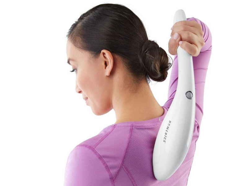 Máy massage cầm tay pin sạc kèm nhiệt Homedics HHP-405 (405HJ)