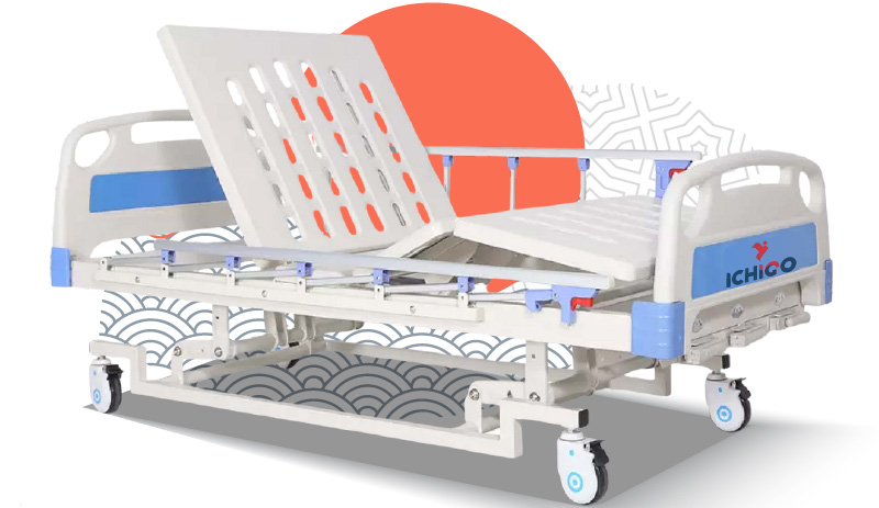 Giường bệnh Ichigo 3 tay quay IG-HB03