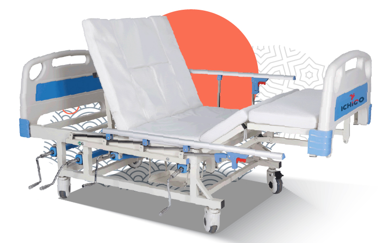 Giường bệnh Ichigo 4 tay quay IG-HB04