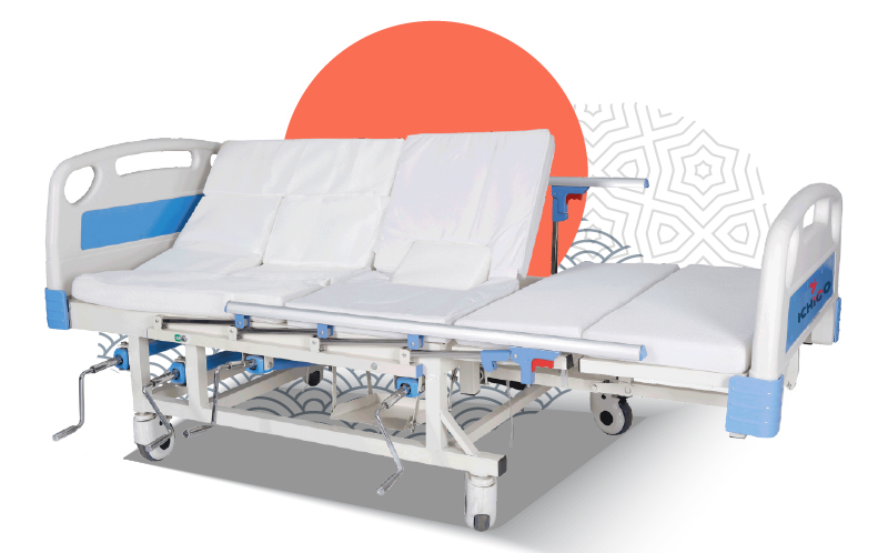 Giường bệnh Ichigo 4 tay quay IG-HB04