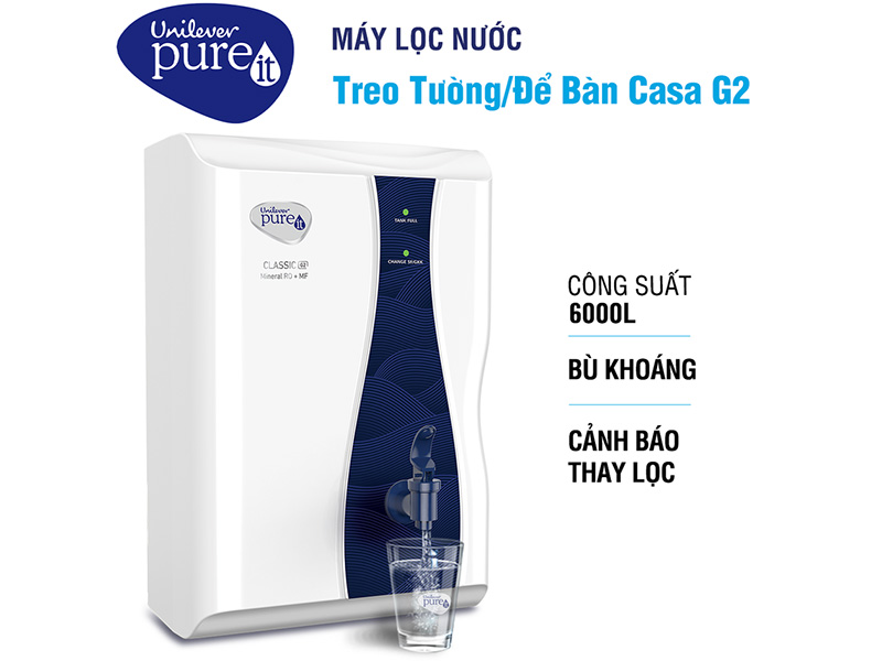 Máy lọc nước Pureit Casa G2 (Mineral RO MF)