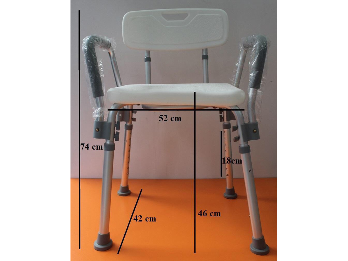 Ghế tắm cho bệnh nhân Suncare SC-6055B-KD có tay cầm