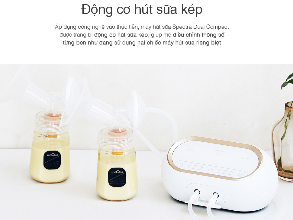 Máy hút sữa điện đôi Spectra Dual Compact