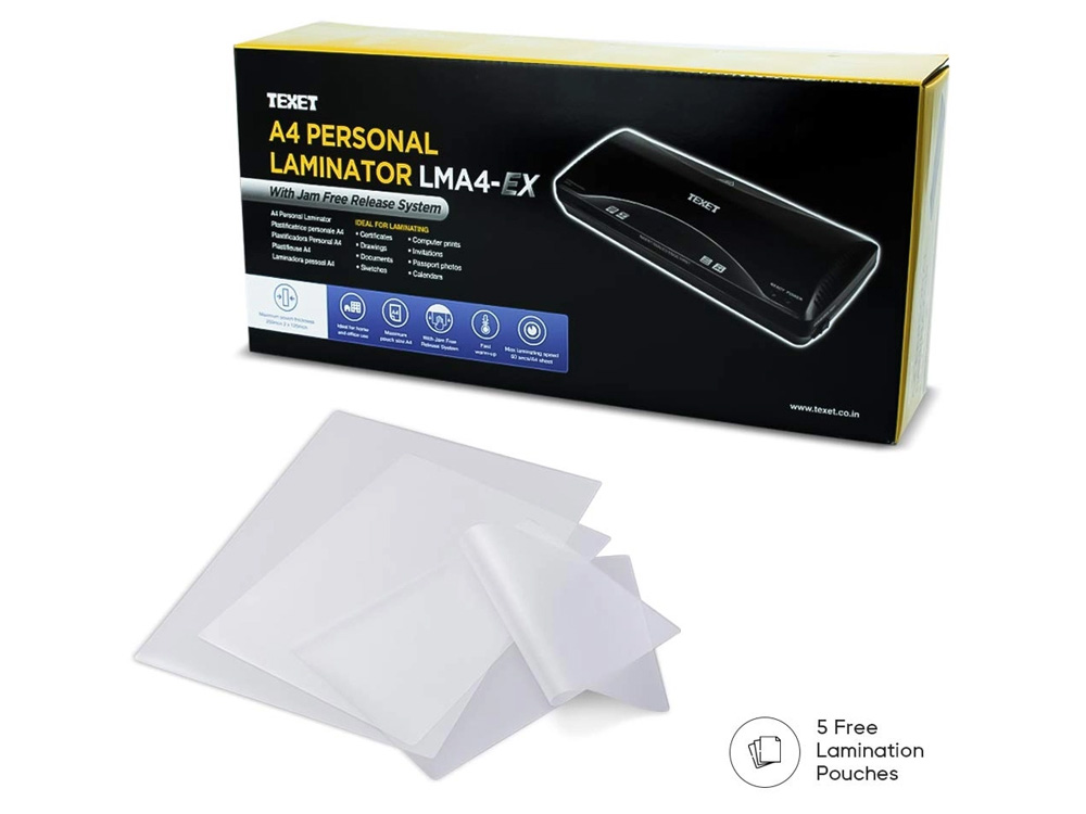 Máy ép nhựa Texet LMA4-EX (có kiểm soát nhả kẹt giấy)