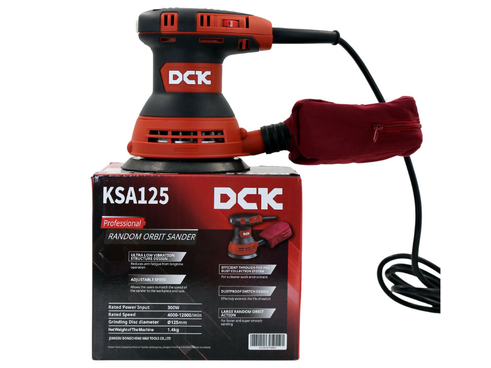 Máy chà nhám xoay tròn DCK KSA125