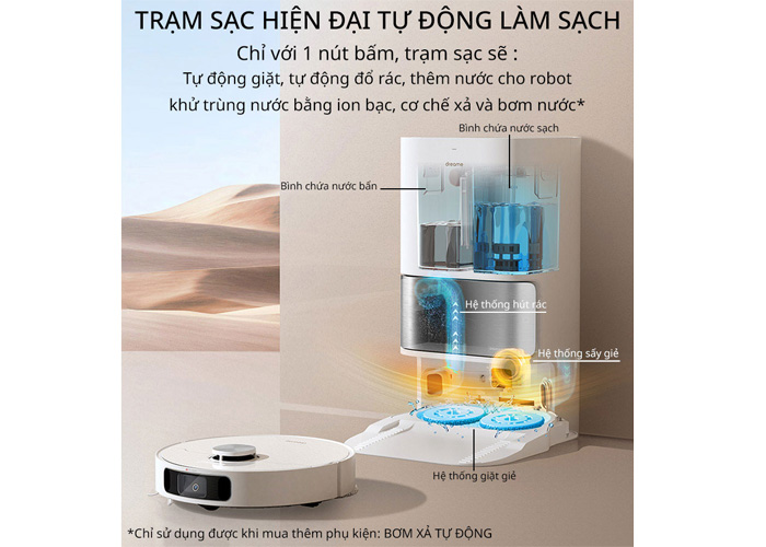 Robot hút bụi lau nhà Xiaomi Dreame L10S Ultra Gen 2