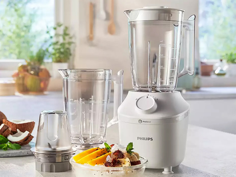 Máy xay sinh tố Philips HR2041/50 - 3 cối