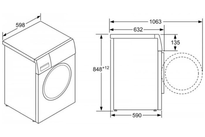 Máy giặt cửa trước Bosch 8kg WAJ20180SG Series 4