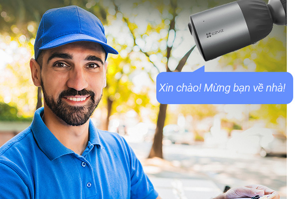 Camera Wifi ngoài trời dùng pin Ezviz BC1C 1080P