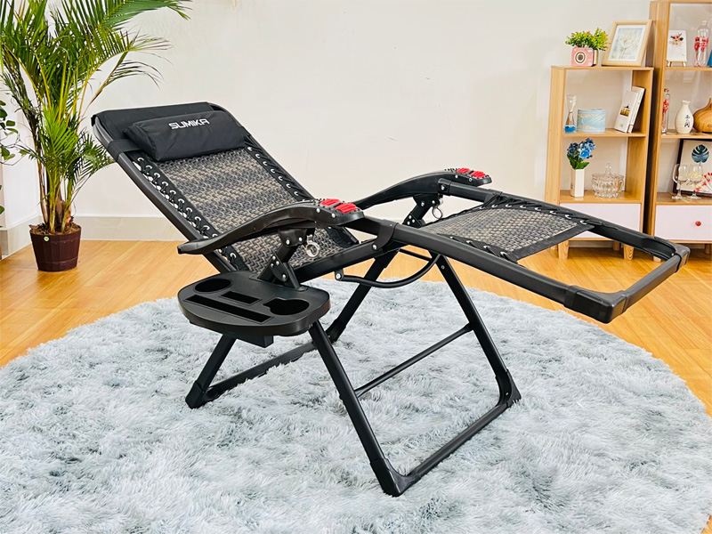 Ghế xếp thư giãn Sumika 636A, lưới mây nhân tạo