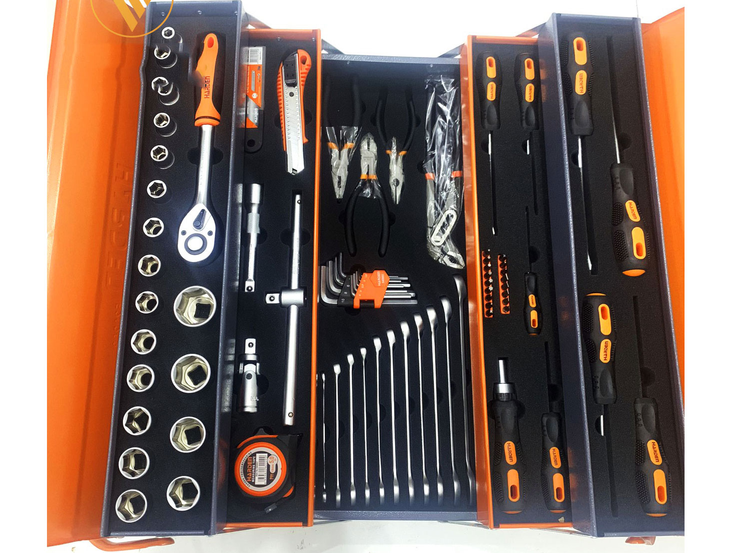 Bộ dụng cụ 77 chi tiết Harden 510777