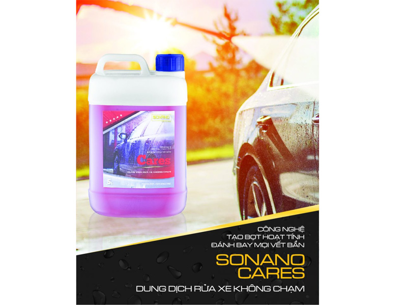 Dung dịch rửa xe không chạm Sonano cares