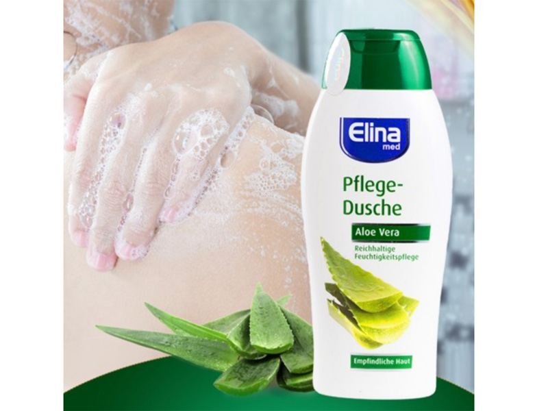 Sữa tắm nha đam Elina Med PFLEGE-DUSCHE ALOE VERA