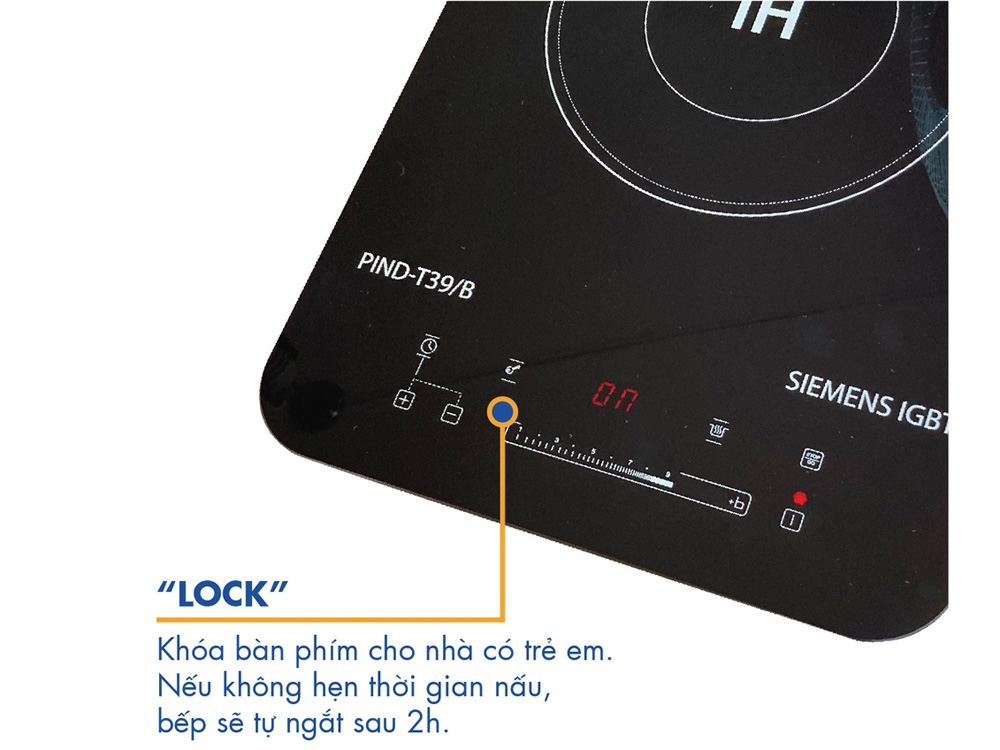 Bếp điện từ đơn Korea King PIND-T39/B