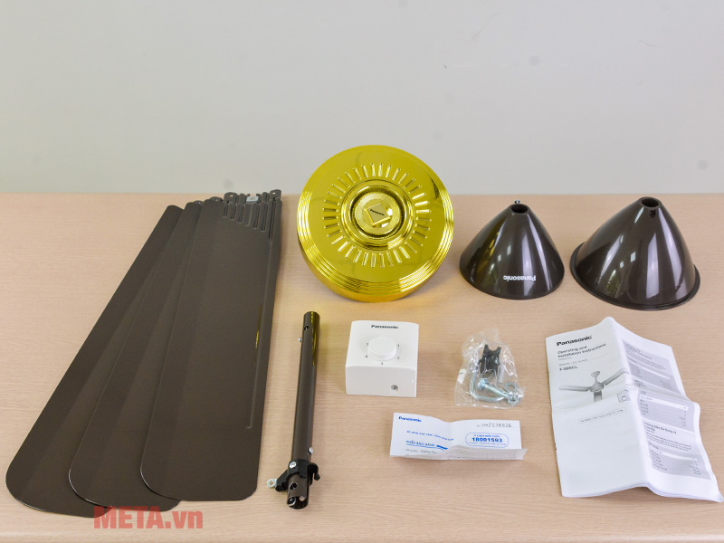 Quạt trần 3 cánh Panasonic F-56NCL-S (ti quạt 12 inch)