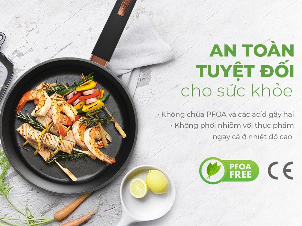 Chảo chống dính Ultra titanium Sunhouse ST28B