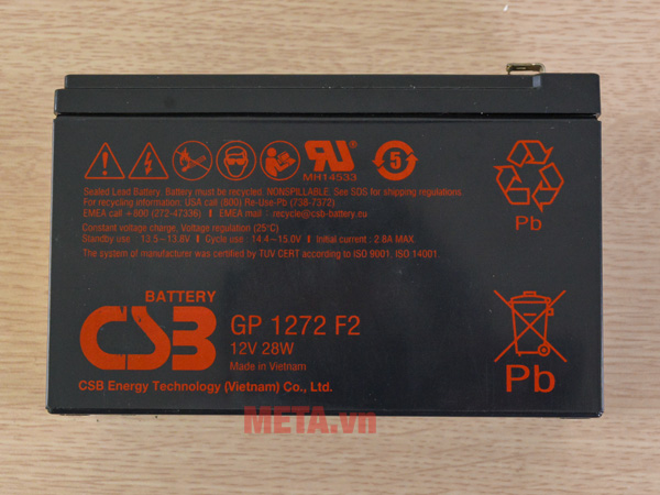 Ắc quy CSB GP1272F2 28W (12V 7.2Ah)