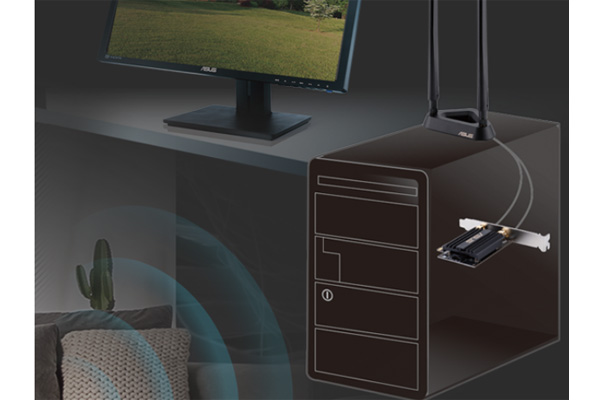 Card mạng PCIe Wifi 6 Asus PCE-AX58BT chuẩn AX3000