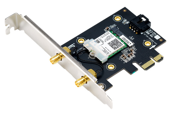 Card mạng PCIe Wifi 6 Asus PCE-AX3000 Chuẩn AX3000