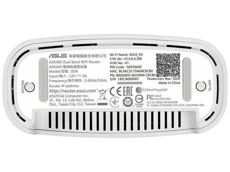 Bộ phát MESH WiFi 6 Asus ZenWiFi XD6 (W-2-PK) chuẩn AX5400