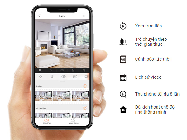 Camera IP wifi 1080P Ezviz CS-C1HC (D0-1D2WFR)