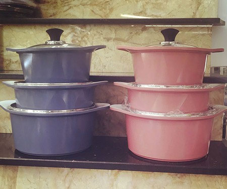 Bộ nồi Ecoramic đế từ VLPOT-H (20, 22, 24cm)