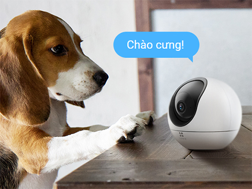 Camera Wifi quay quét 2K, tích hợp AI EZVIZ C6 4MP