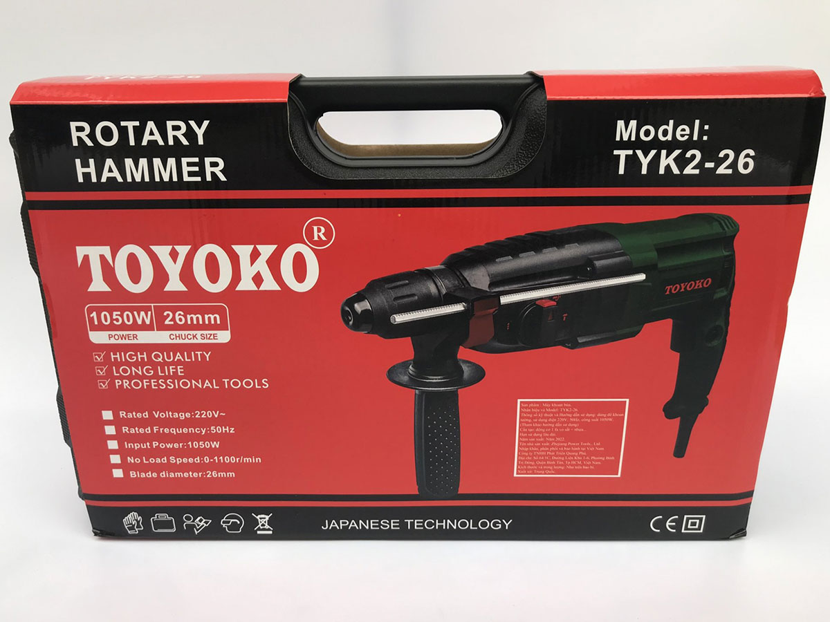 Máy khoan bê tông Toyoko TYK2-26