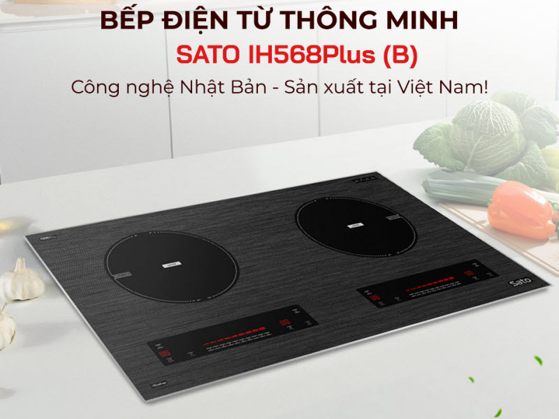 Bếp điện từ thông minh SATO IH568Plus (B)