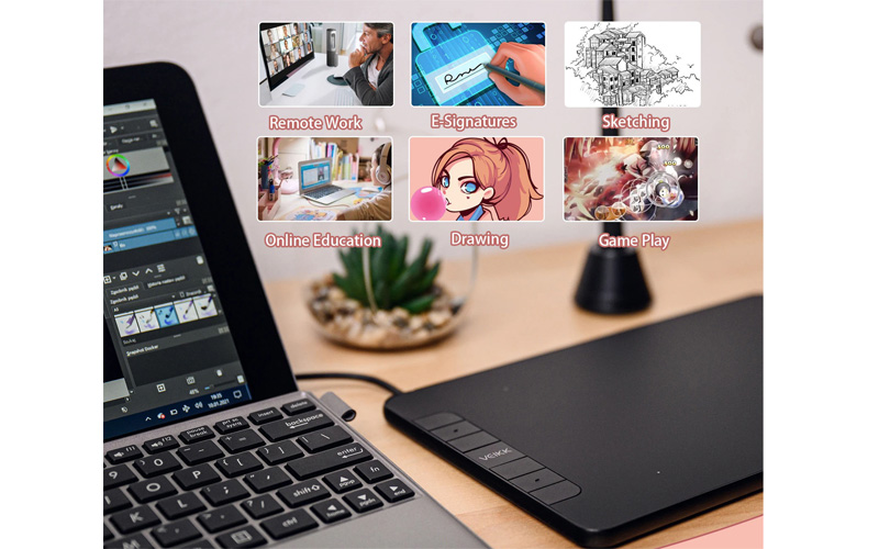 Bảng vẽ cảm ứng Veikk VK640