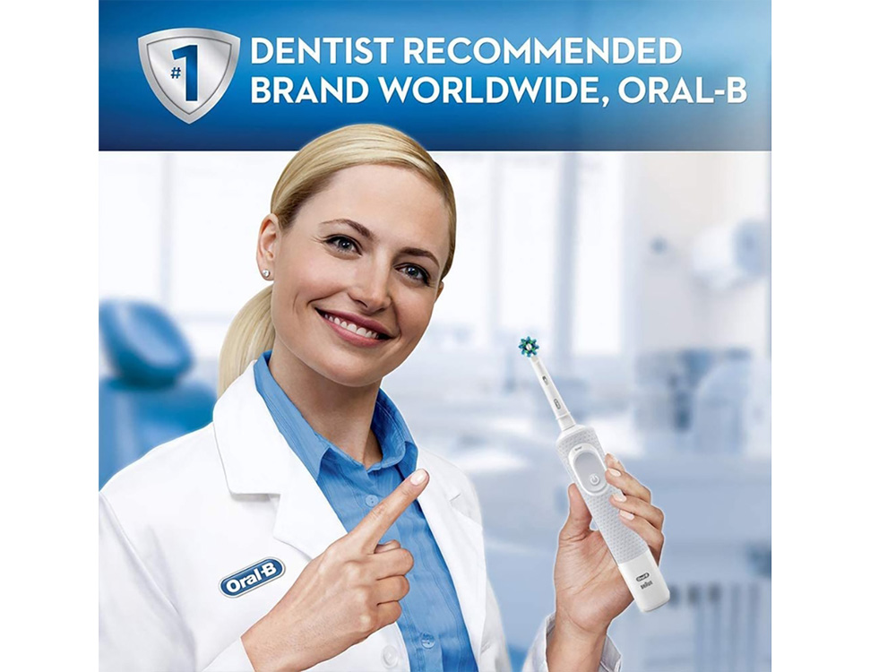 Bàn chải đánh răng điện Oral-B Vitality CrossAction White D100.413.1